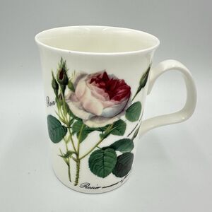 Roy Kirkham Redoute Roses Bone China Coffee/ Tea Mug 1996 Made in England